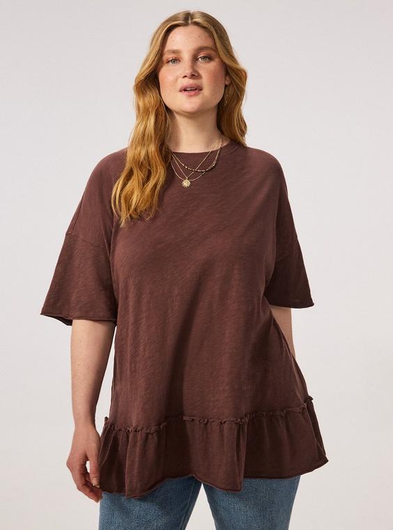 Festi Oversized Tiered Tee