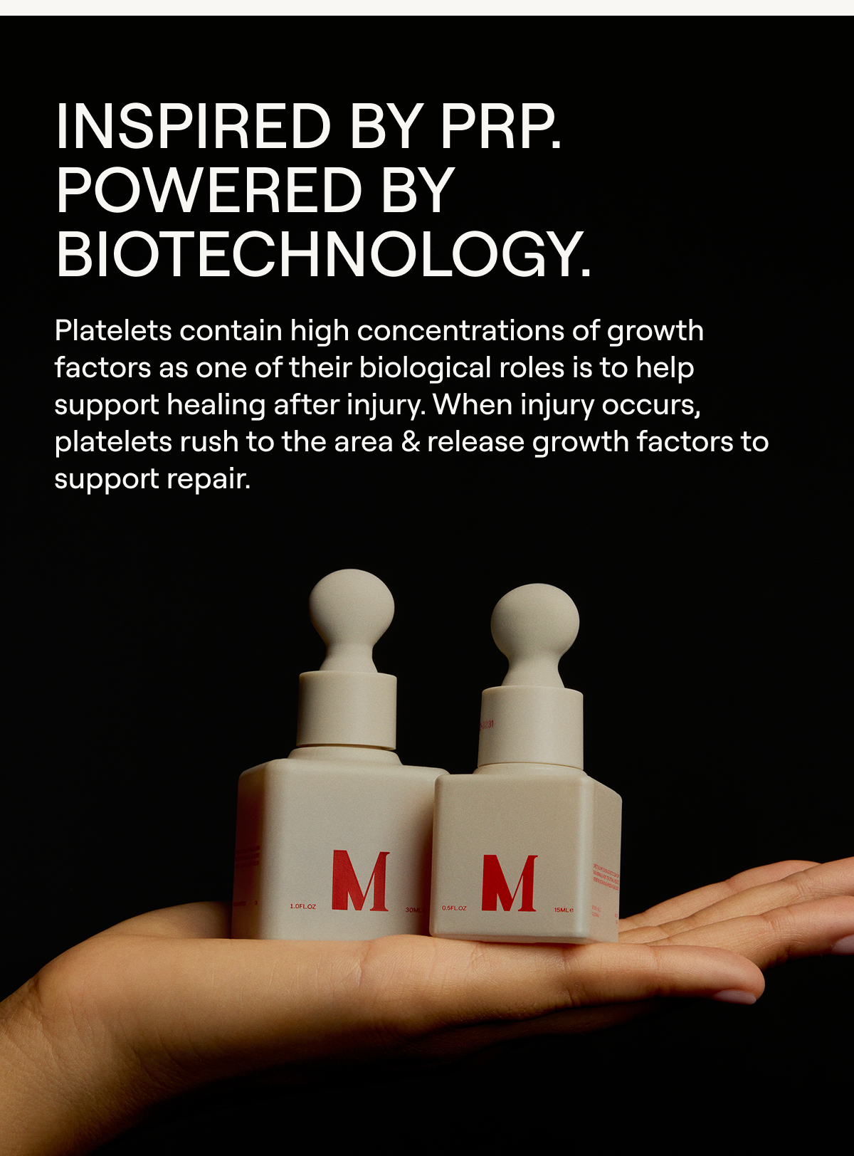 INSPIRED BY PRP. POWERED BY BIOTECHNOLOGY.