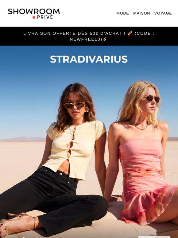 La vente STRADIVARIUS est disponible