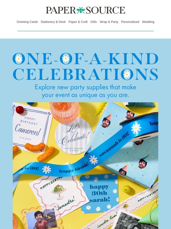 Personalized and Ready to Party!
