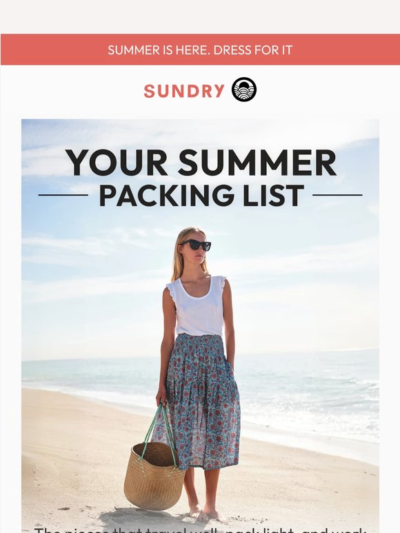 Time To Pack For Summer 🌴