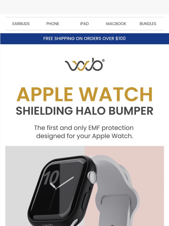 Meet Halo™ — EMF Protection for Apple Watch