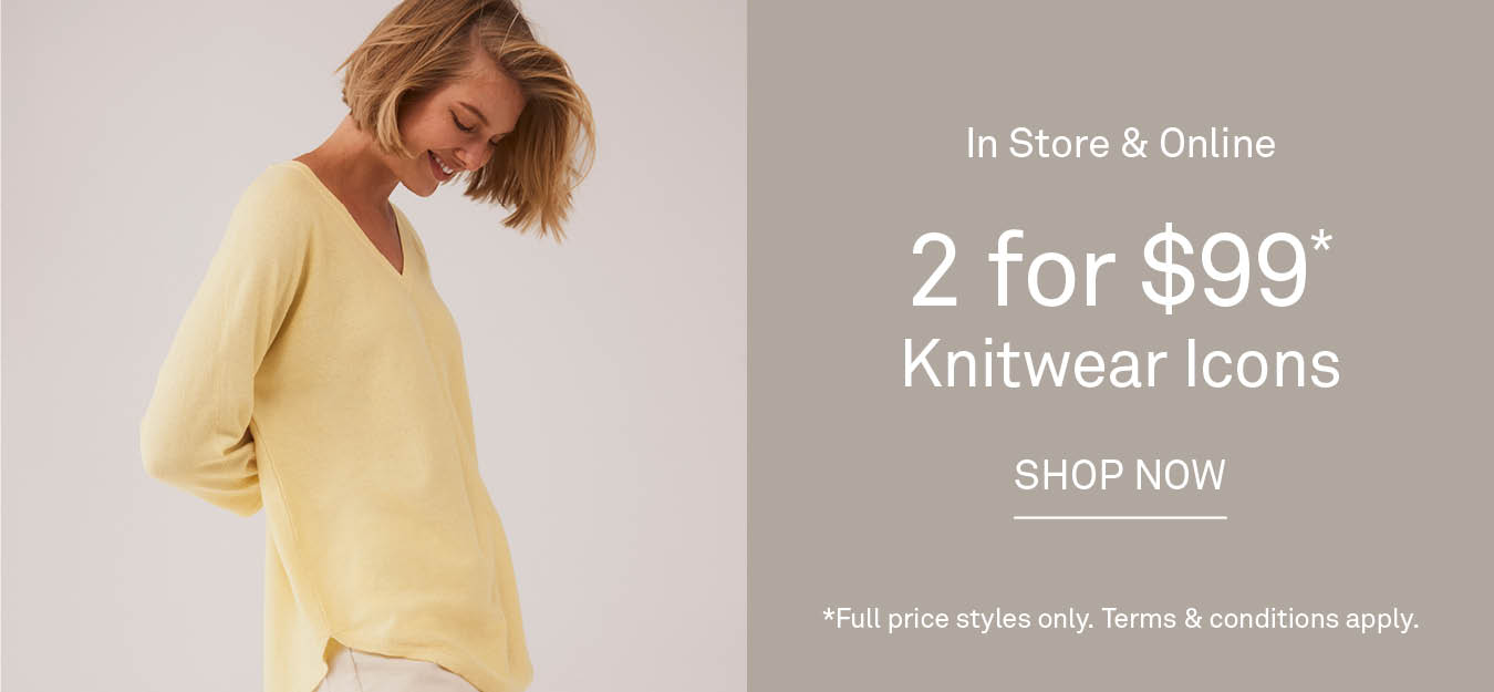 2 for $99 Knitwear