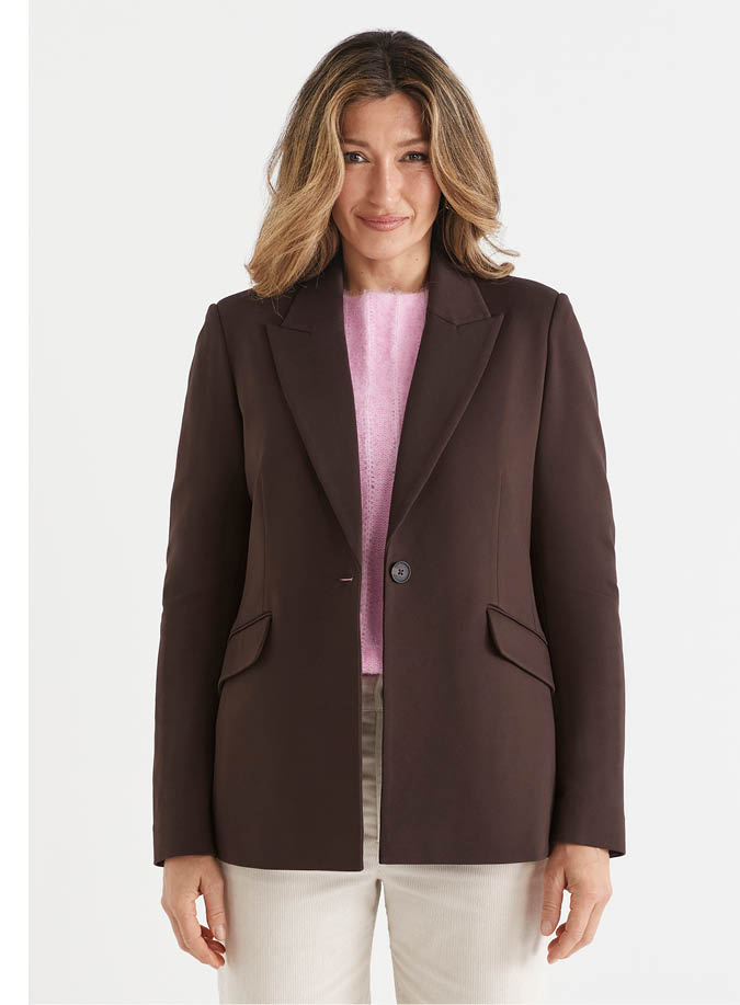 Single Breasted Ponte Blazer