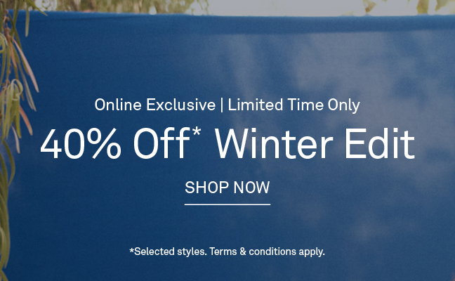 40% Off Winter Edit
