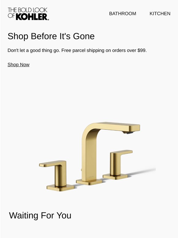 Don't Miss Out! These KOHLER Products Are Back