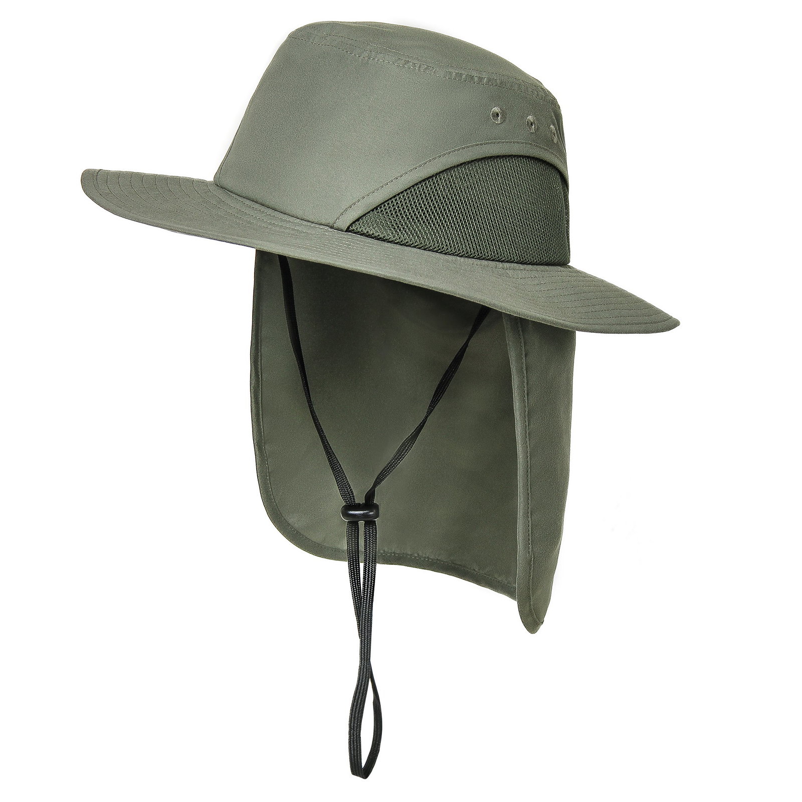 Image of Sun Hat with Flap with Sun Protection