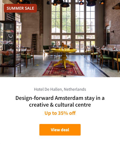 Design-forward Amsterdam stay in a creative &amp; cultural centre