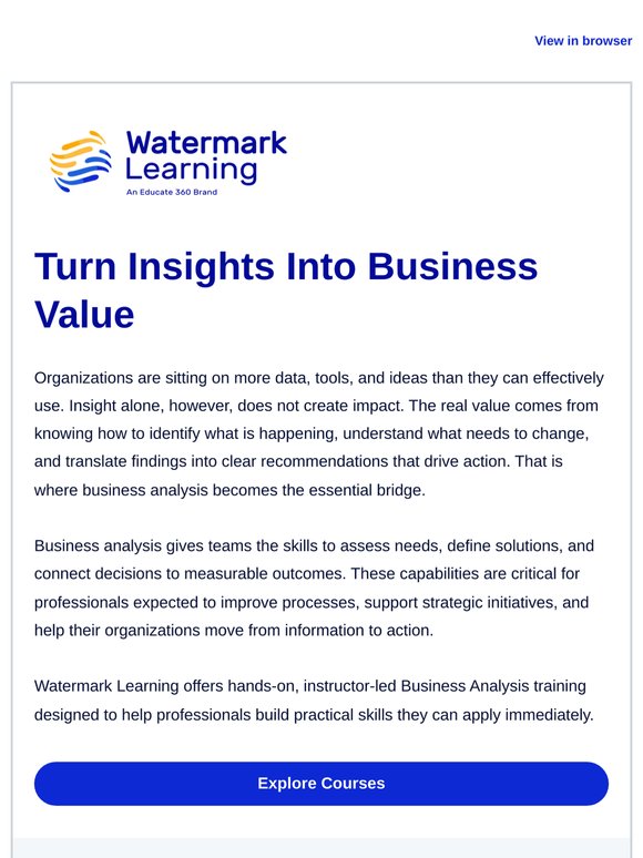 Find Your Path to Business Value