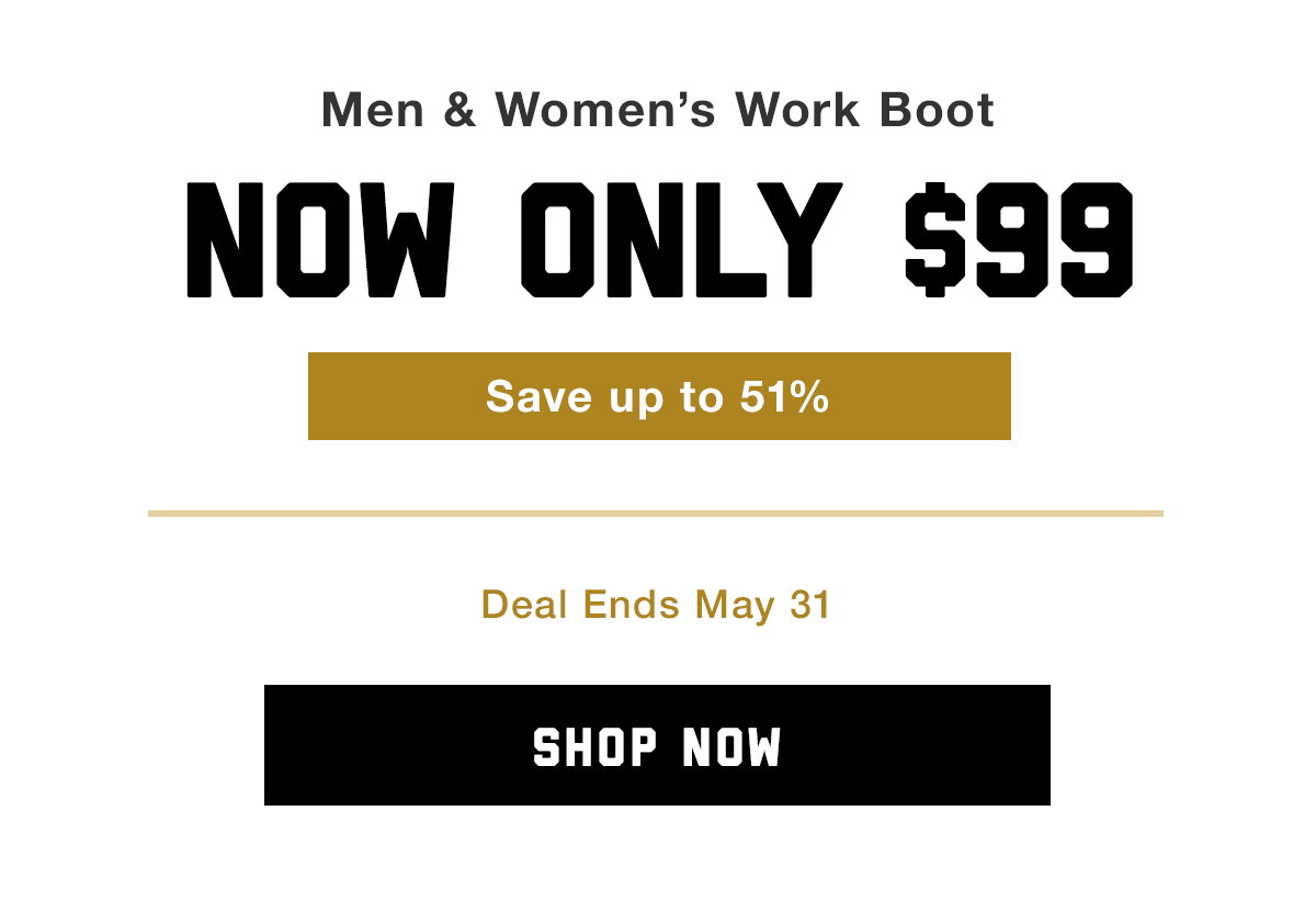 $99 Waterproof Work Boots for Men & Women