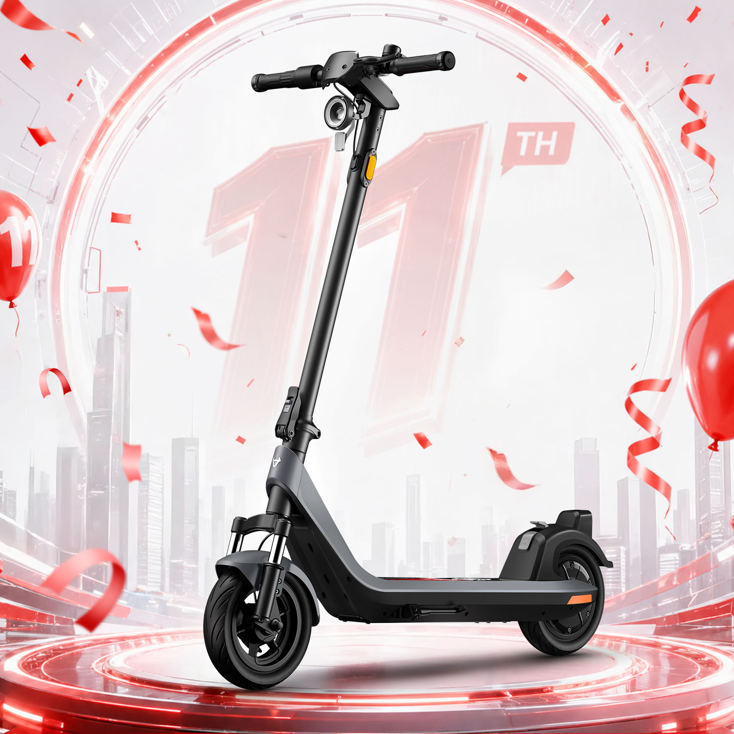 NIU KQi 200P Electric Scooter with Suspension | Range 54km (EU version)