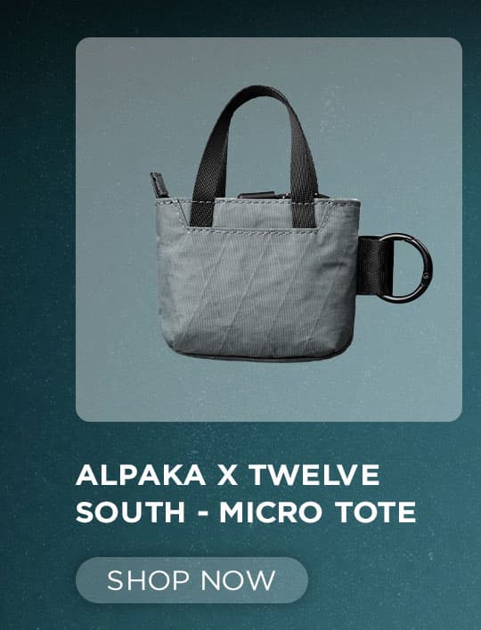 ALPAKA X TWELVE SOUTH - MICRO TOTE