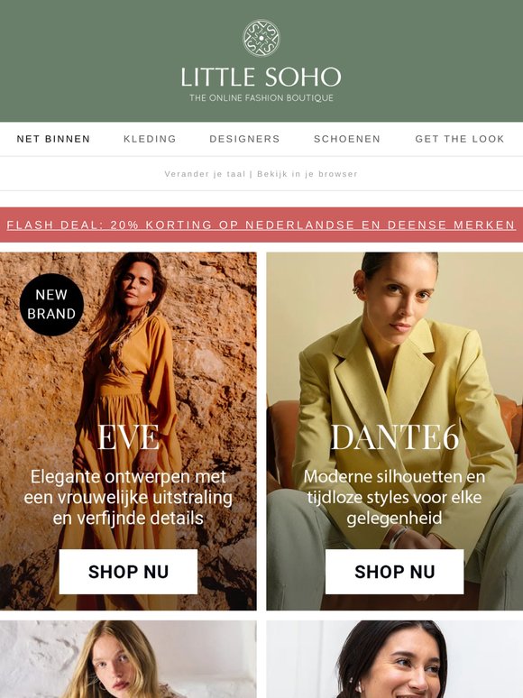 NEW IN: Eve, Dante6 & meer...😍