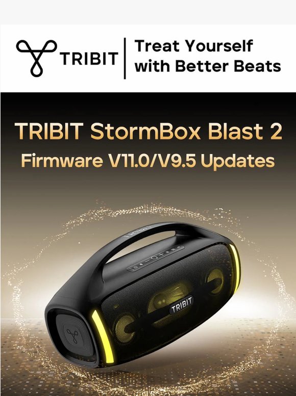 [TRIBIT] See What’s New in the StormBox Blast 2 Firmware Update 🔥