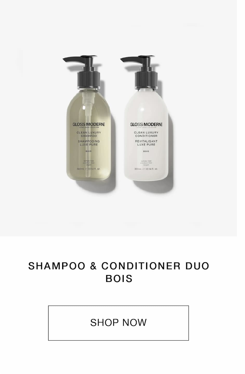 LA PREMIÈRE SHAMPOO & CONDITIONER DUO – BOIS