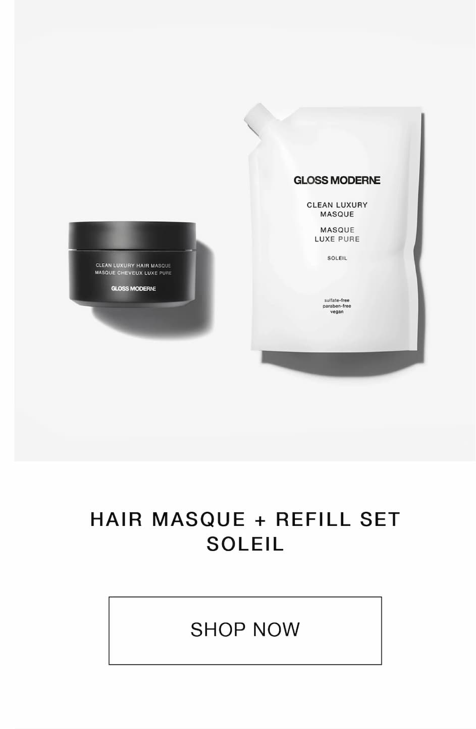 EXCLUSIVE HAIR MASQUE + REFILL SET – SOLEIL