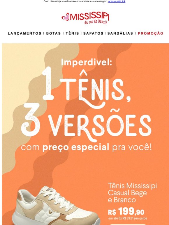 O tênis queridinho em 3 versões ✨🧡