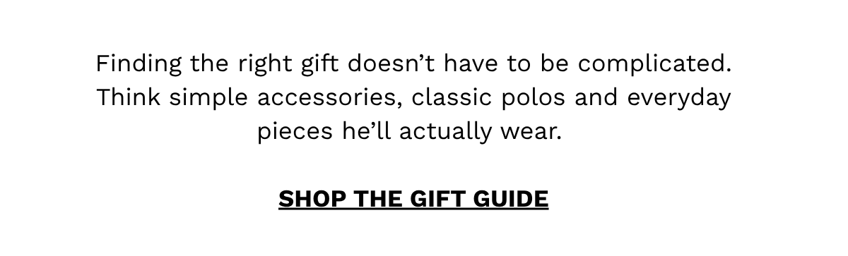 SHOP THE GIFT GUIDE