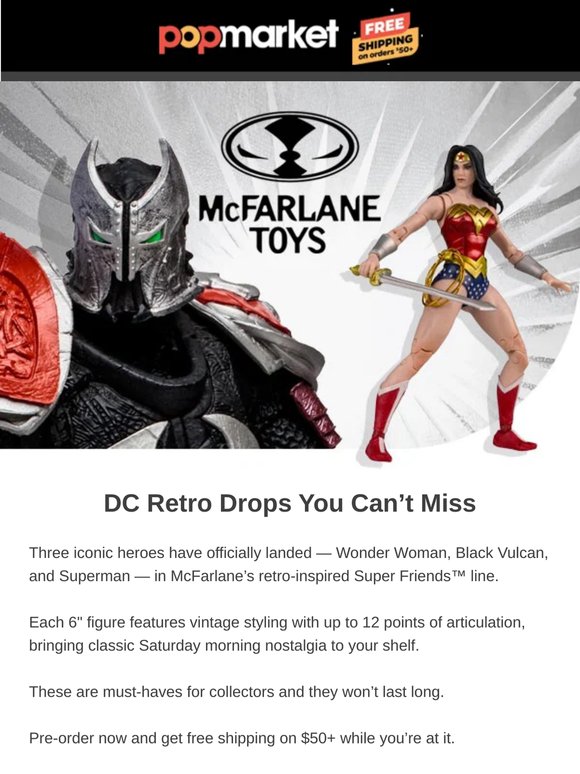 Fresh DC Retro Figures Just Landed – Take a Look!