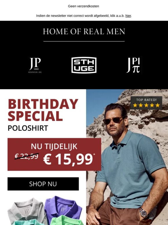 15 jaar jubileum special 🔥Poloshirt