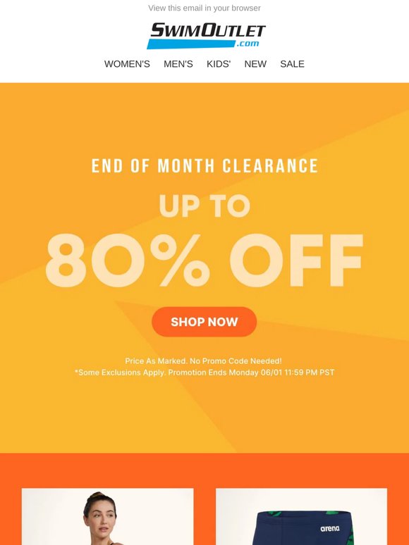 Up to 80% OFF ⚡ Training Suits, Tech Suits, Swim Gear + MORE