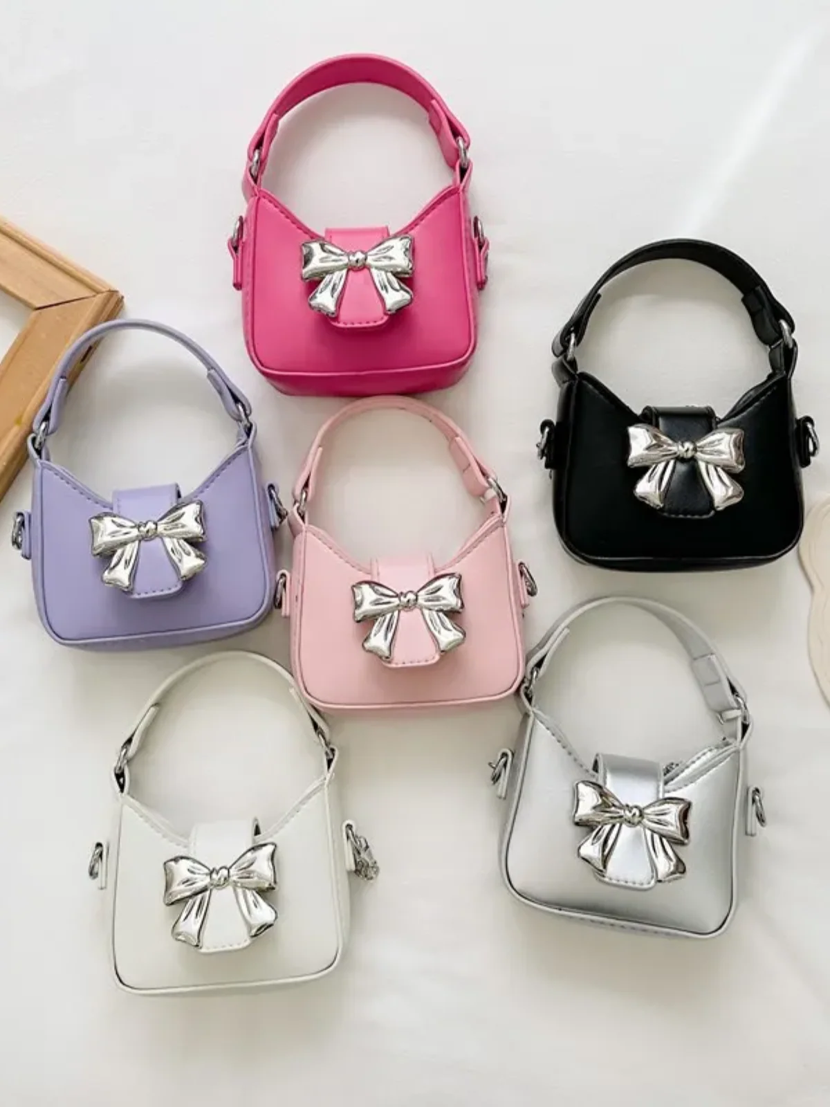 Image of Girls Bow Crossbody Purse