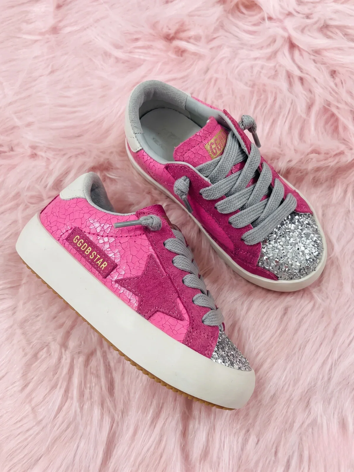 Image of Sparkle Glitter Star Sneakers