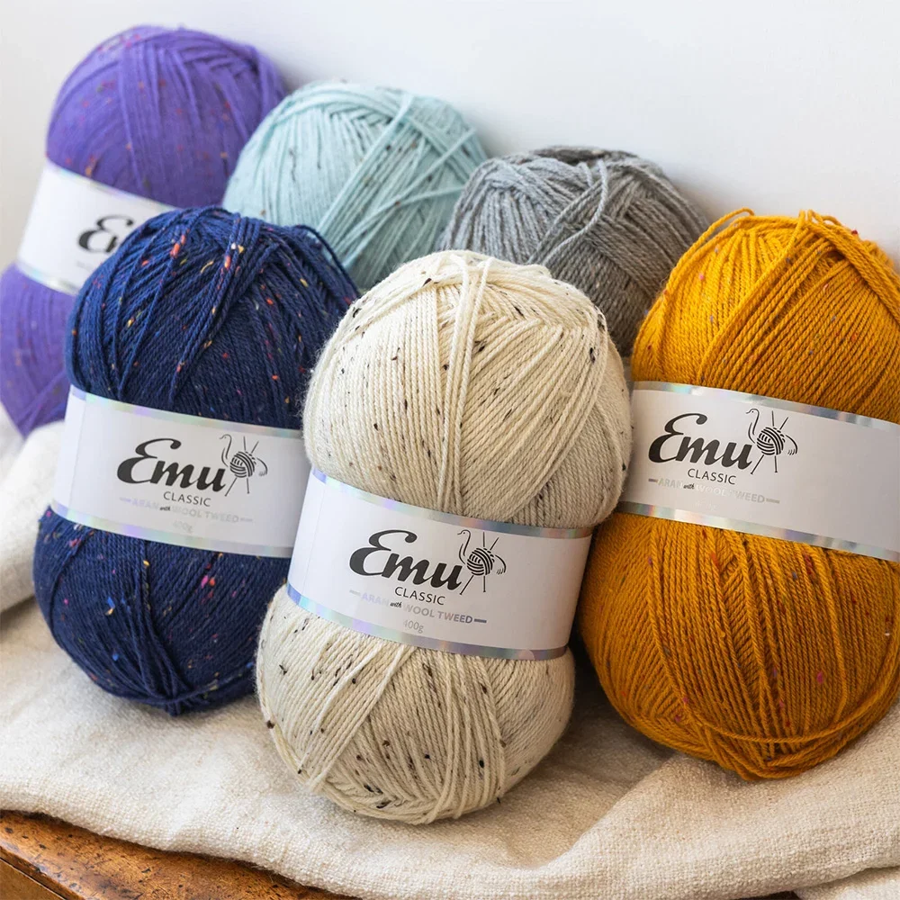 Image of Emu Classic Aran With Wool Tweed Yarn 400 grm Ball