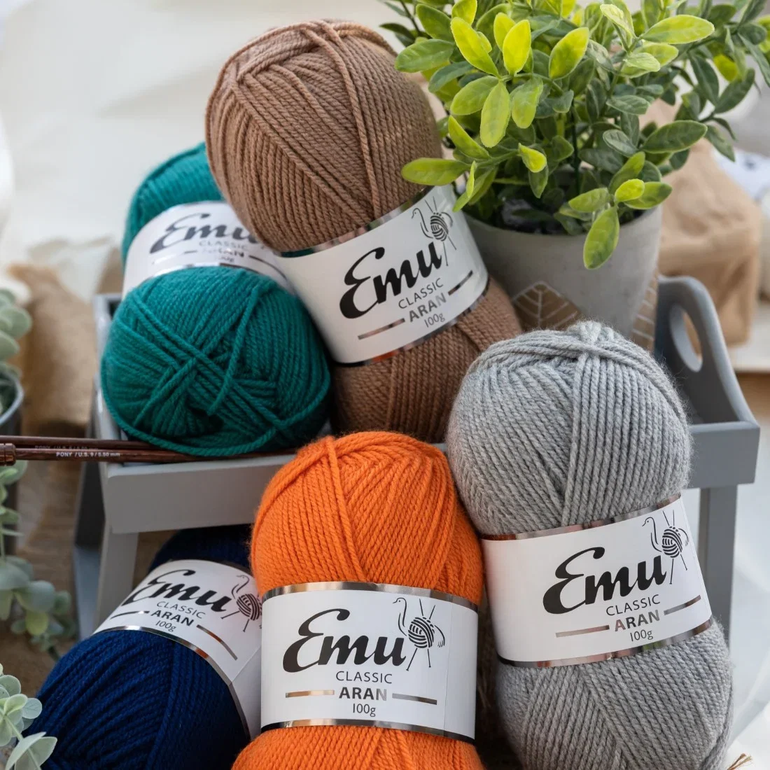 Image of Emu Classic Aran Yarn 100 grm Ball
