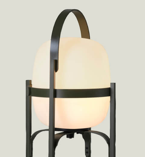 Cestita Alubat Outdoor Lamp  by Santa & Cole