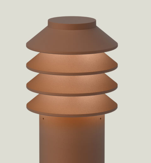 Bysted Garden Bollard  by Louis Poulsen