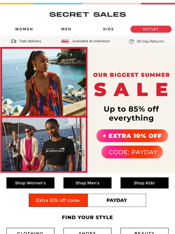 An extra 10% off, just for you
