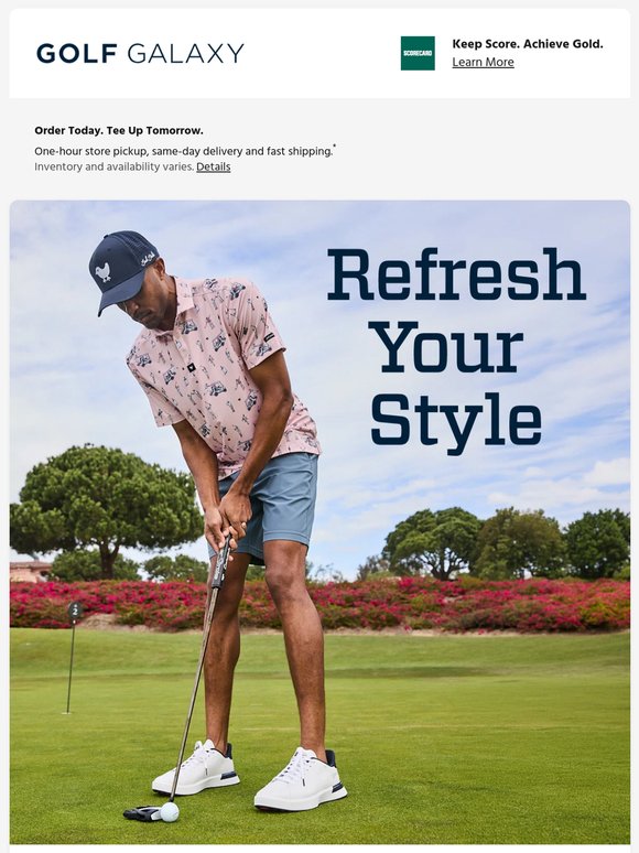 Explore the latest looks from golf’s top brands 🔥