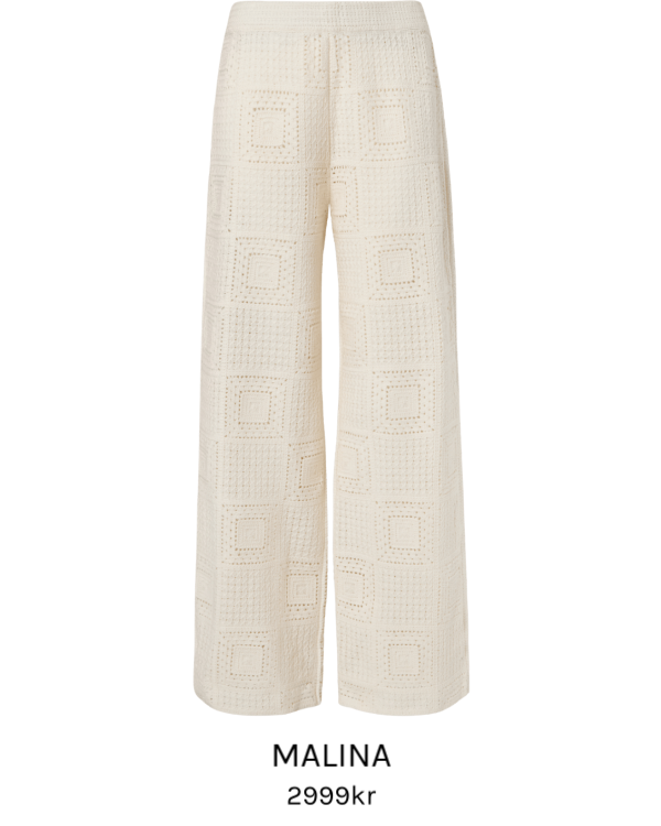 Image of Aleya Wide Crochet Pants