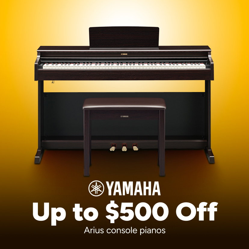 Yamaha up to $500 Off
