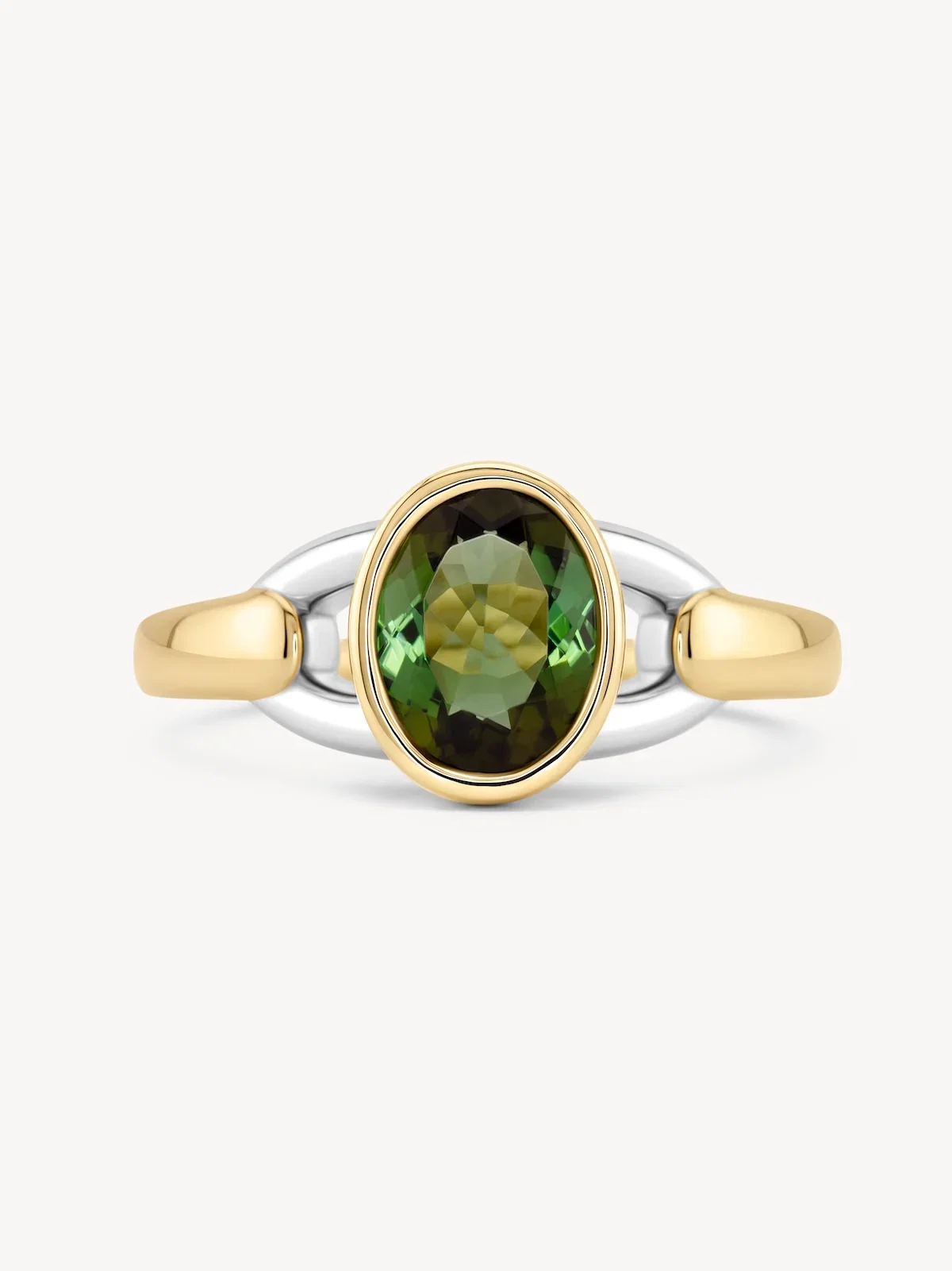 Image of Oval-Cut Buckle Ring