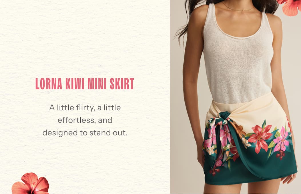 Lorna Kiwi Mini Skirt | A little flirty, a little effortless, and designed to stand out.