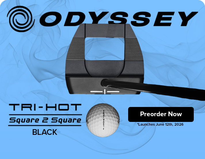 Odyssey Tri-Hot Square 2 Square Black Putters - Available for Presale