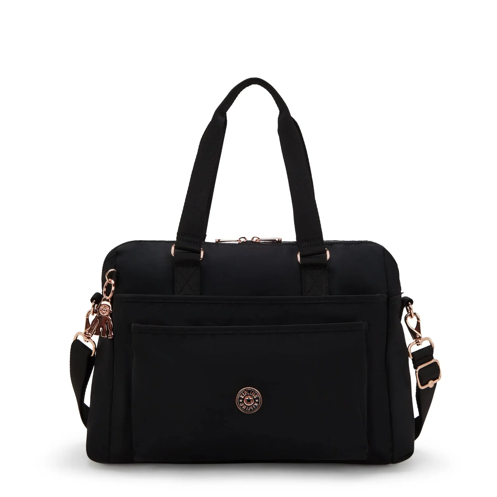 Hammy 13" Laptop Shoulder Bag-Black Rose City
