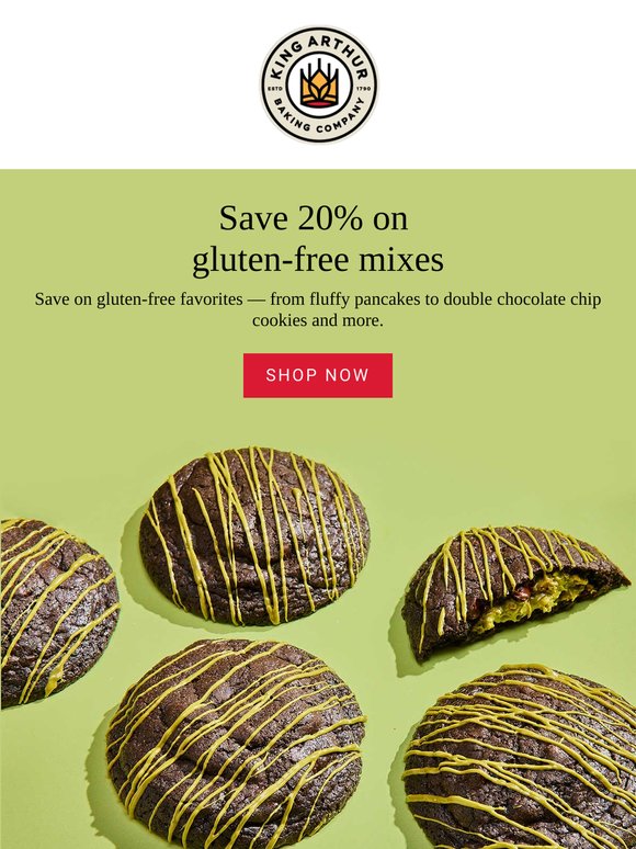Stock Up: 20% Off Gluten-Free Mixes!
