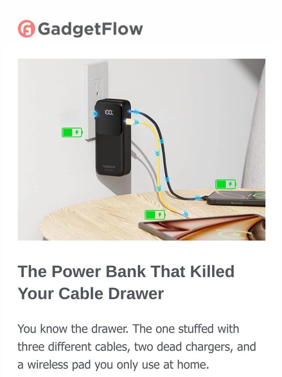 No cables. No charger brick. No problem. 👀