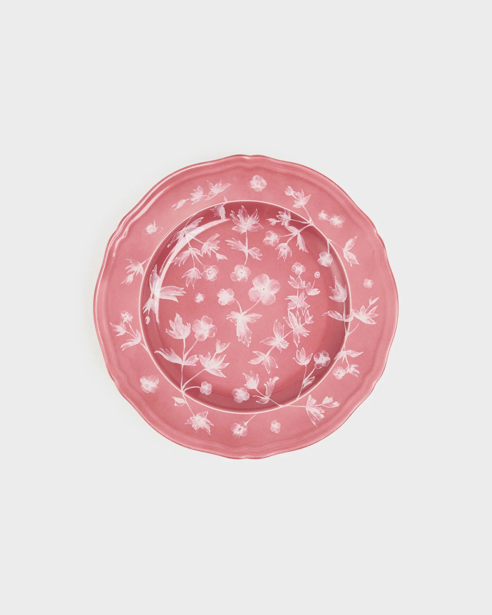 Image of Floral Dessert Plate 