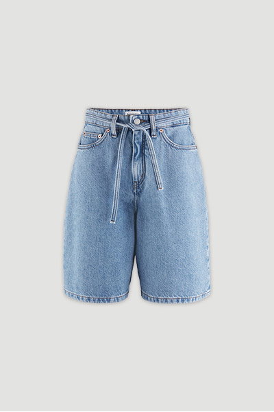 Jeans Bermuda aus Bio-Baumwolle mit TENCEL™ Lyocell