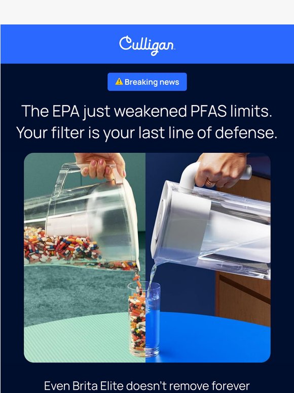 🚨Breaking: The EPA just rolled back PFAS protections.
