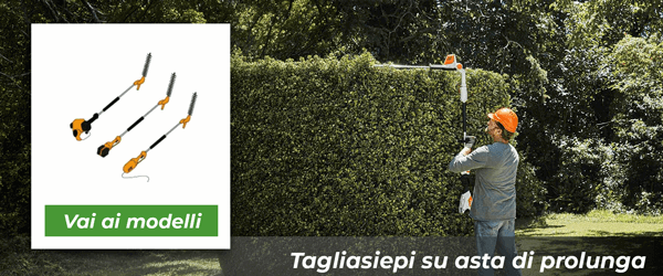 Tagliasiepi su asta di prolunga | Vai ai modelli !