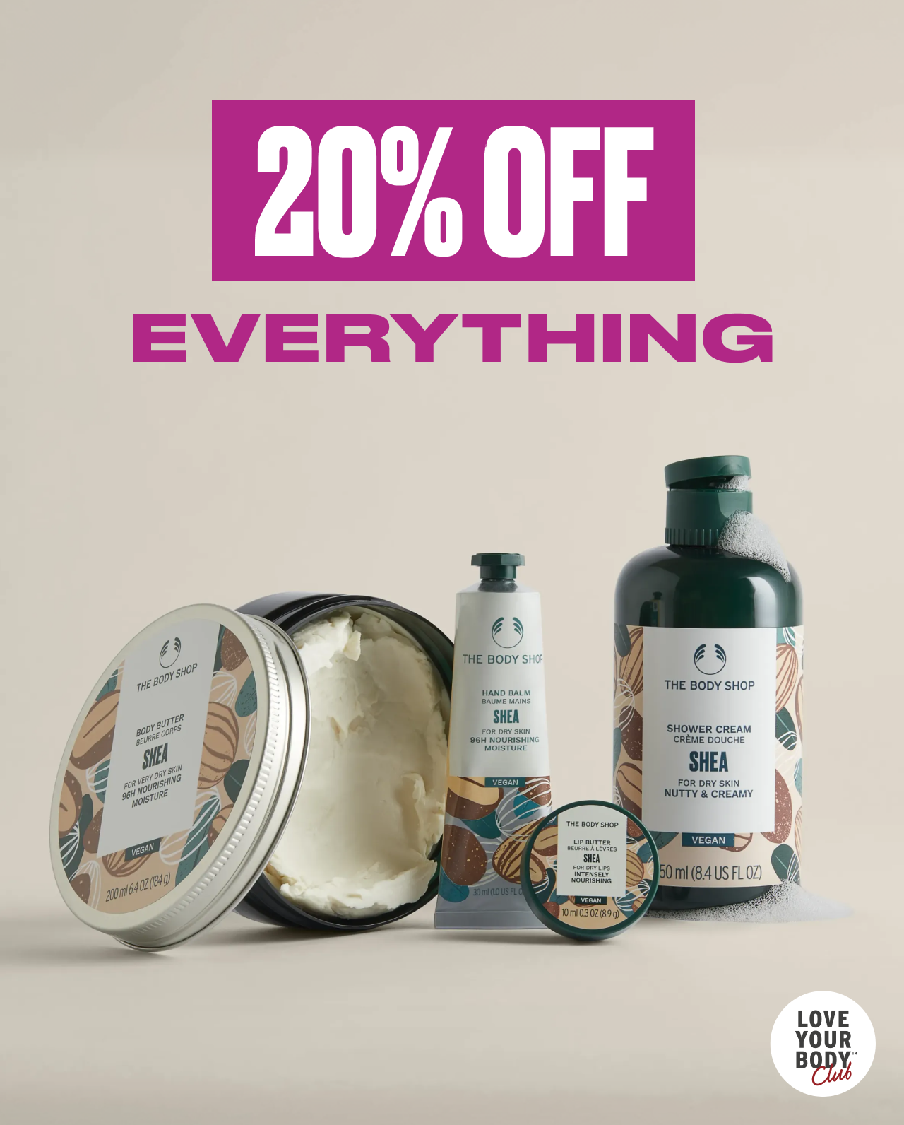20% OFF EVERYTHING