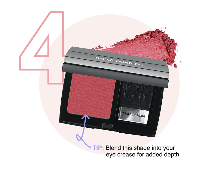 4 TIP: Blend this shade into your eye crease for added depth