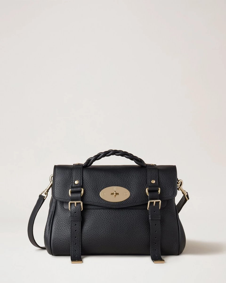 Alexa in Black Heavy Grain