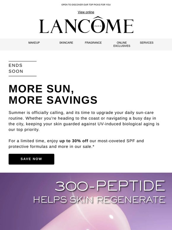 Sunshine & savings: Up to 30% OFF continues ☀️