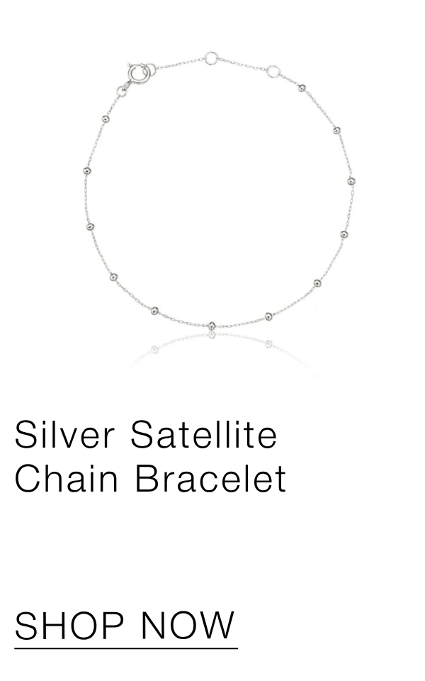 Silver Satellite Chain Bracelet